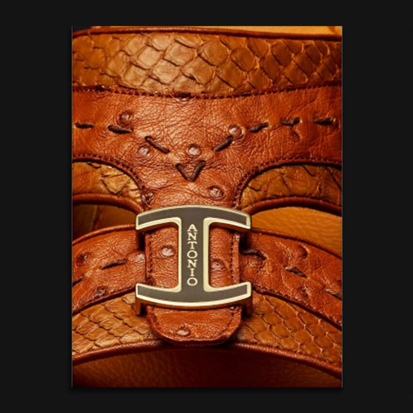 002/18 OSTRICH/PYTHON_BROWN