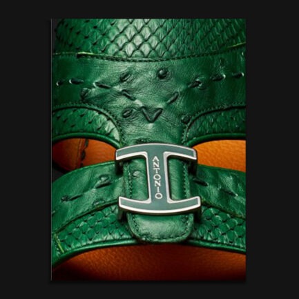 002/18 OSTRICH/PYTHON_GREEN