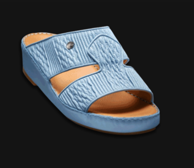 sky blue arabic footweare